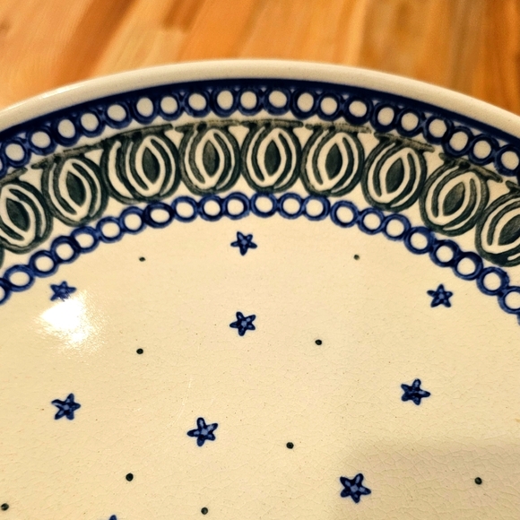 Polish Pottery Dinner Plate, Copernicus Pattern, NWT - Picture 3 of 6